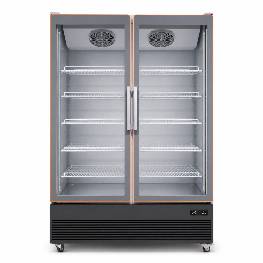 Export Vertical Display Case(LD-1370M2W (Arc) Orange Edge)